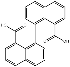 1,1'-binaphthyl-8,8'-dicarboxylic acid Struktur