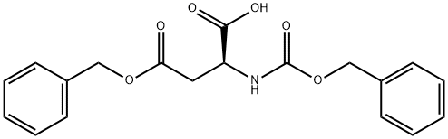 4-(苄氧基)-2-(((苄氧基)羰基)氨基)-4-氧代丁酸 结构式