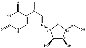 7-Methylxanthosine Structure