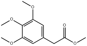 甲基 2-(3,4,5-三氟甲氧基苯基)醋酸 结构式
