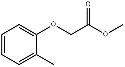 o-メチルフェノキシ酢酸メチル 化学構造式