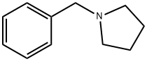 1-ベンジルピロリジン 化学構造式