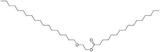 Palmitic acid 2-(octadecyloxy)ethyl ester Struktur