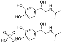 消旋硫酸异丙肾上腺素, 299-95-6, 结构式