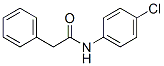 N-(4-chlorophenyl)-2-phenylacetamide Struktur