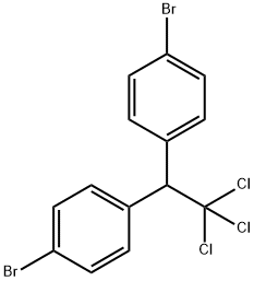 1-ブロモ-4-[1-(4-ブロモフェニル)-2,2,2-トリクロロエチル]ベンゼン 化学構造式