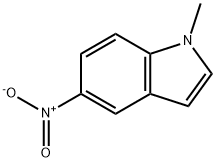 1-甲基-5-硝基-1H-吲哚, 29906-67-0, 结构式