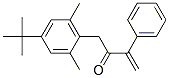 1-(4-tert-Butyl-2,6-xylyl)-3-phenyl-3-buten-2-one Struktur
