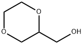 1,4-ジオキサン-2-イルメタノール 化学構造式