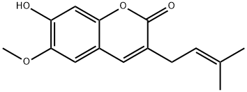 7-HYDROXY-6-METHOXY-3-PRENYLCOUMARIN