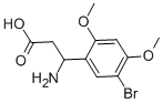 3-AMINO-3-(5-BROMO-2,4-DIMETHOXY-PHENYL)-PROPIONIC ACID Structure