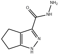 1,4,5,6-四氢环戊并吡唑-3-酰肼, 299166-55-5, 结构式