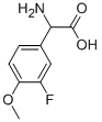 AMINO-(3-FLUORO-4-METHOXY-PHENYL)-ACETIC ACID