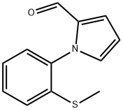 1-(2-METHYLSULFANYL-PHENYL)-1H-PYRROLE-2-CARBALDEHYDE Structure