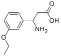 3-胺基-3-(3-乙氧苯基)丙酸酯, 299167-74-1, 结构式