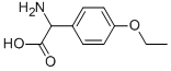 AMINO-(4-ETHOXY-PHENYL)-ACETIC ACID Structure