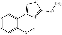 4-(2-甲氧基苯基)-2(3H)-噻唑酮腙, 299169-54-3, 结构式
