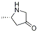 (S)-5-Methylpyrrolidin-3-one Structure