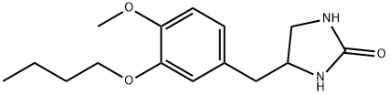 4-(3-丁氧基-4-甲氧基苯基)咪唑啶-2-酮,29925-17-5,结构式