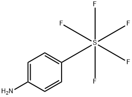 4-アミノフェニルサルファーペンタフルオリド 化学構造式
