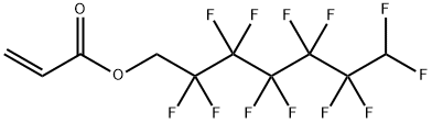 1H,1H,7H-十二氟庚基丙烯酸酯,2993-85-3,结构式
