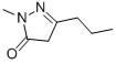 2,4-DIHYDRO-2-METHYL-5-PROPYL-3H-PYRAZOL-3-ONE Struktur