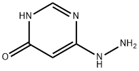 4(1H)-Pyrimidinone, 6-hydrazino- (9CI) 化学構造式