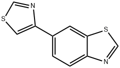 Benzothiazole, 6-(4-thiazolyl)- (8CI) Struktur