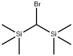 ビス(トリメチルシリル)ブロモメタン 化学構造式
