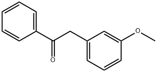 2-(3-メトキシフェニル)アセトフェノン 化学構造式