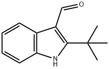 2-叔丁基-1H-吲哚-3-甲醛,29957-81-1,结构式