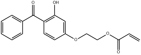 POLY[2-(4-BENZOYL-3-HYDROXYPHENOXY)ETHYL ACRYLATE] Struktur