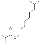 2-甲基-2-丙烯酸异癸酯, 29964-84-9, 结构式
