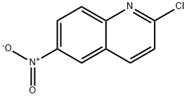 2-クロロ-6-ニトロキノリン 化学構造式