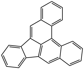 Dibenz(b,e)fluoranthene Struktur