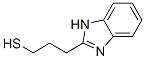 1H-Benzimidazole-2-propanethiol(9CI) Structure