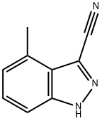 4-甲基-1H-吲唑-3-甲腈, 29984-94-9, 结构式