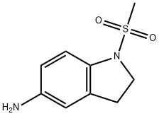 1-(METHYLSULFONYL)INDOLIN-5-AMINE
 Struktur