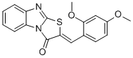 2-(2,4-dimethoxybenzylidene)[1,3]thiazolo[3,2-a]benzimidazol-3(2H)-one Structure