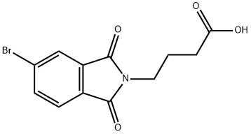 4-(5-BROMO-1,3-DIOXO-1,3-DIHYDRO-2H-ISOINDOL-2-YL)BUTANOIC ACID Structure