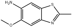 6-Benzothiazolamine,5-methoxy-2-methyl-(9CI) Struktur