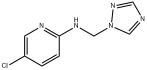 (5-chloro-pyridin-2-yl)-[1,2,4]triazol-1-ylmethyl-amine 化学構造式