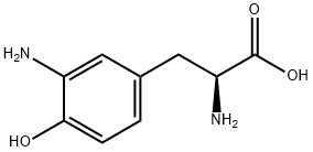 3-氨基-L-酪氨酸 结构式