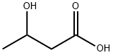 3-hydroxybutyric acid Structure