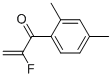 2-Propen-1-one, 1-(2,4-dimethylphenyl)-2-fluoro- (9CI) 结构式