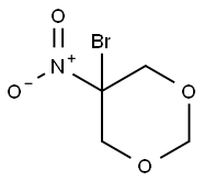 5-Bromo-5-nitro-1,3-dioxane Struktur