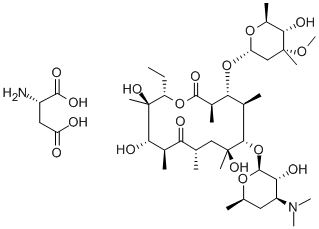 erythromycin aspartate Structure