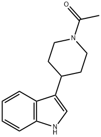 1-[4-(1H-吲哚-3-基)哌啶基]-1-乙酮, 30030-83-2, 结构式