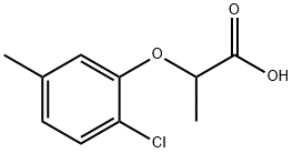2-(2-クロロ-5-メチルフェノキシ)プロパン酸 化学構造式