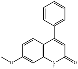 7-METHOXY-4-PHENYL-QUINOLIN-2-OL Struktur